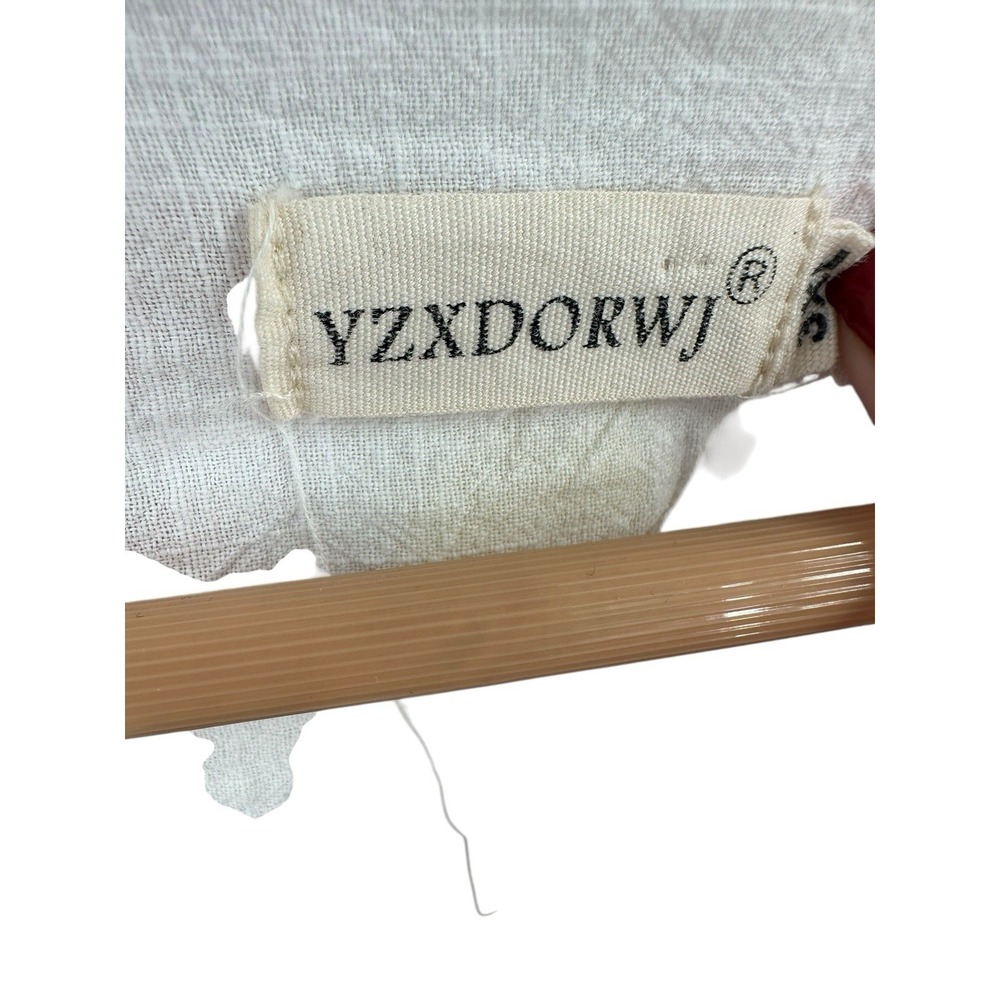 YZXDORWJ Embroidered Shirt Women Size 3X Floral Boho Lagenlook Festival Hippie‎ - Picture 6 of 8